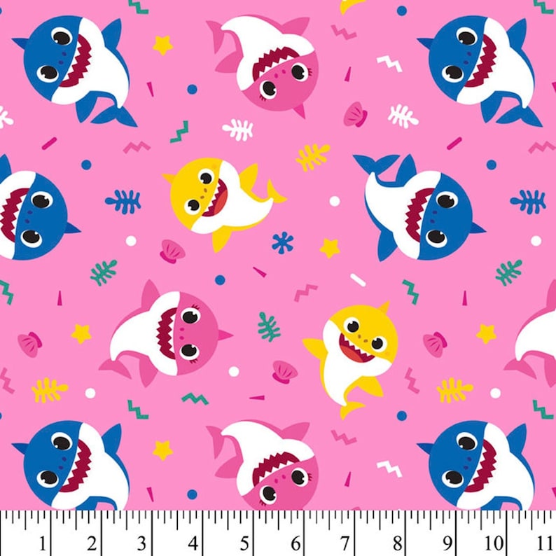 Baby Shark Girl Birthday Outfit Baby Shark Girl Outfit Baby Etsy