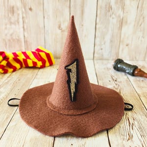 Wizard birthday hat, 1st birthday wizard hat, Halloween birthday party hat, wizard party hat, wizard  party hat, Harry P birthday hat,HP Hat