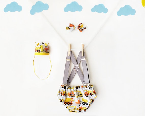 Construction first birthday outfit online