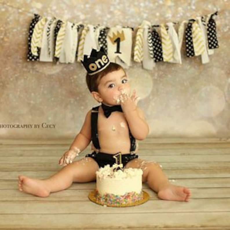 Cake smash outfit boy black mr onederful 1st birthday cake