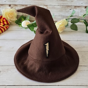 Wizard birthday hat, 1st birthday wizard hat, Halloween birthday party hat, wizard party hat, wizard  party hat, Harry P birthday hat,HP Hat
