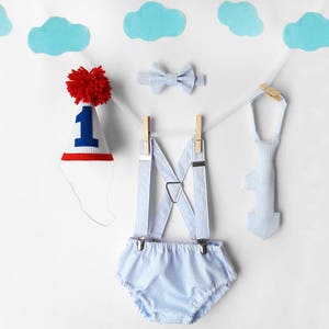 Jungen Smash Kuchen Outfit, Kuchen Smash Outfit Junge, erster Geburtstag Junge, 1 Geburtstag Jungen Outfit, Seersucker 1 Geburtstag Hut, 1 Geburtstag Junge