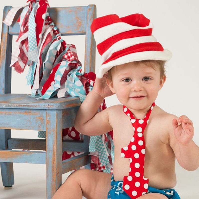 Dr. Seuss Cake Smash Outfit Cat in the Hat Cake Smash Outfit Etsy