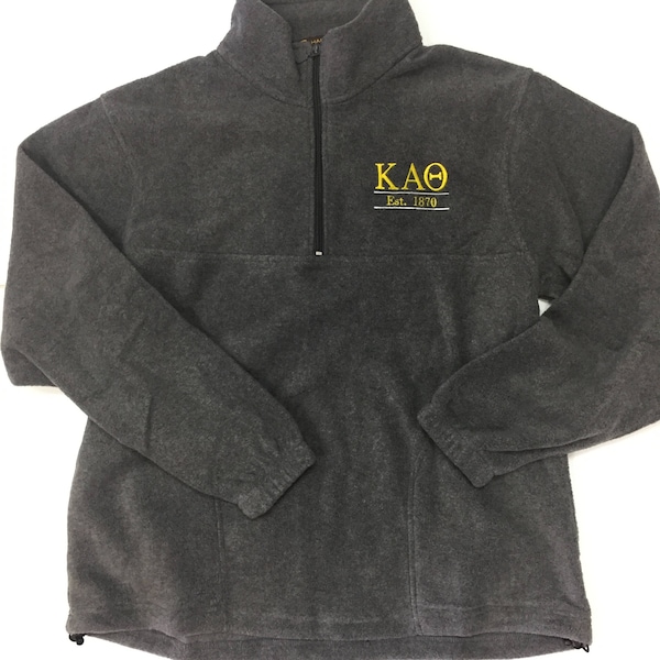 Sorority Fleece Pullover Jacket