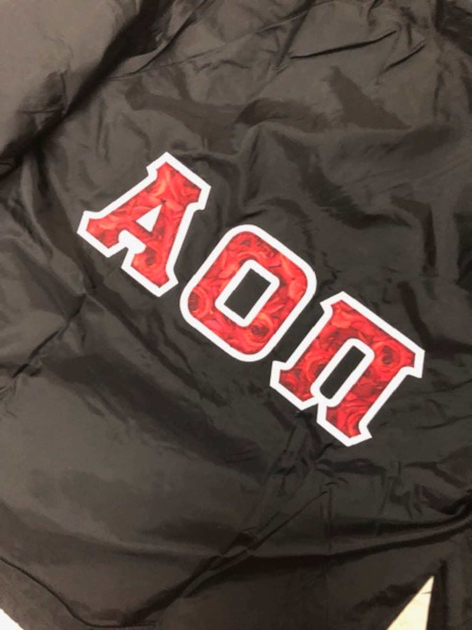 AOII Sorority Rain Jacket Etsy
