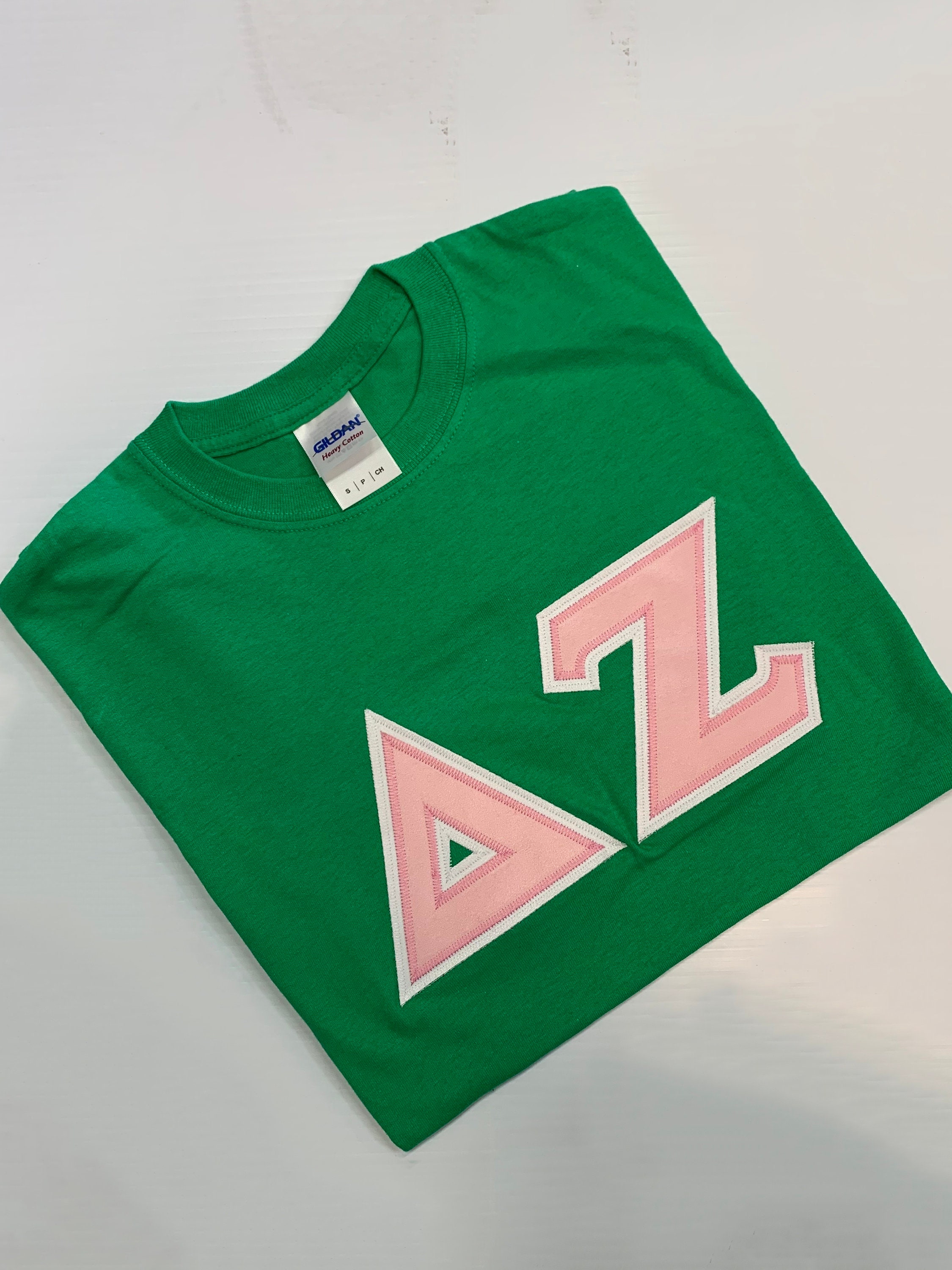 Sorority Greek Gildan Letter Shirt in Kelly Green - Etsy