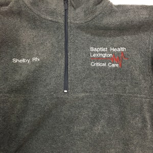 Nurses  Harriton 1/4 Zip Personalized Fleece Jacket
