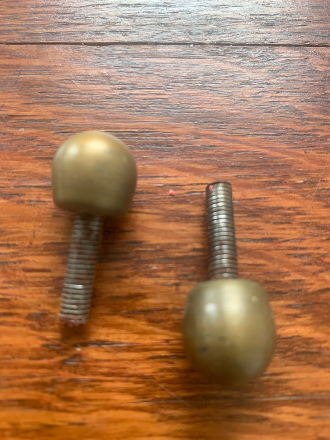 Small Antique Brass Bed Finials/bed Knobs/victorian Bed Etsy