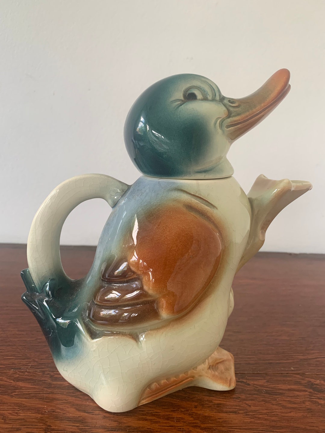 Vintage Duck Teapot 1940s/ Ceramic Duck Teapot/ Etsy UK