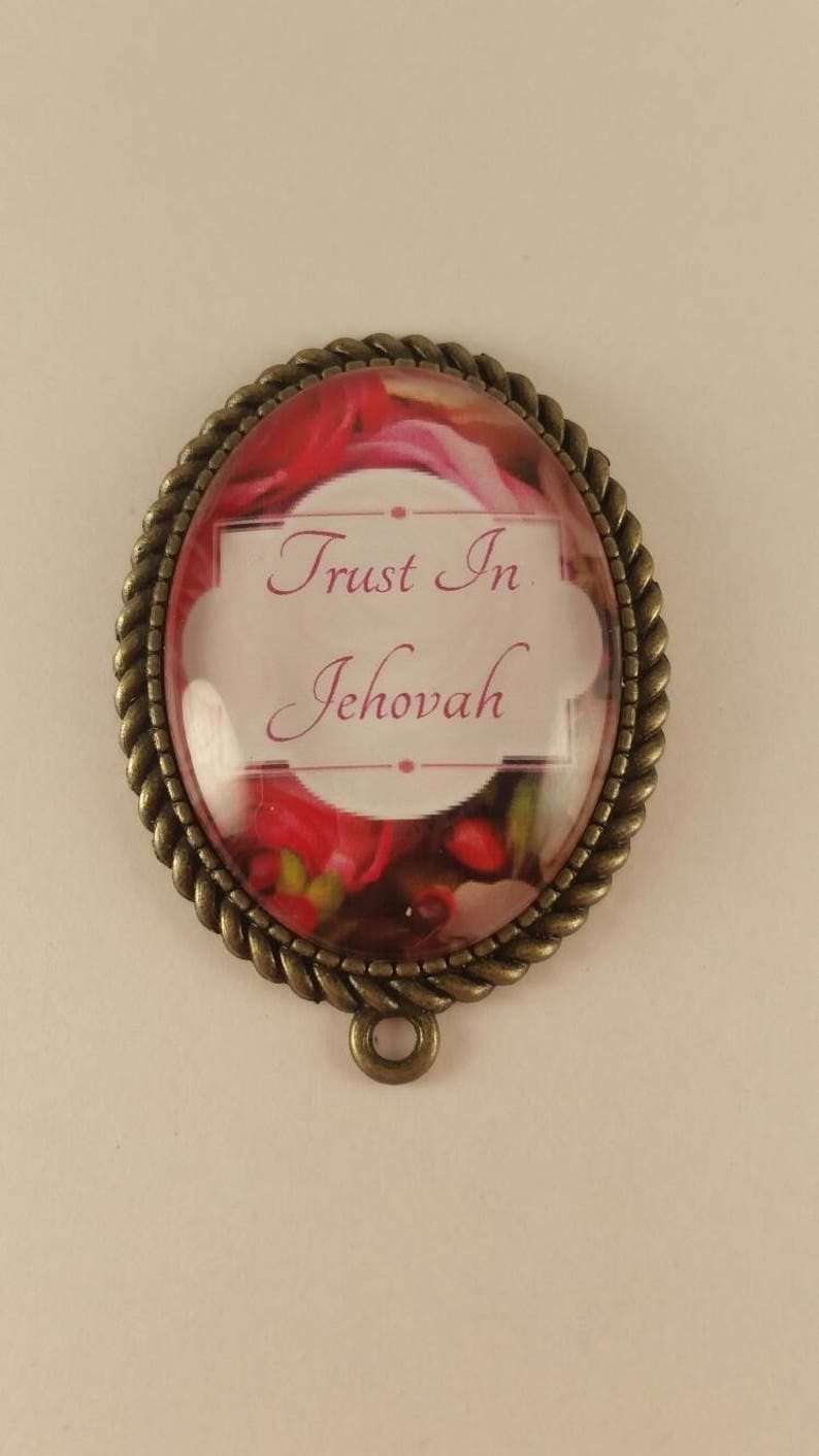 Trust in Jehovah JW Convention badge card holder with Etsy