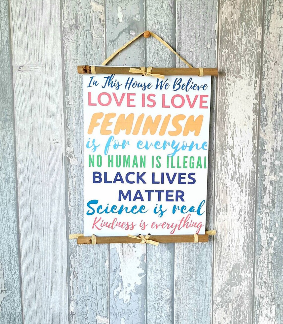 in this house we believe