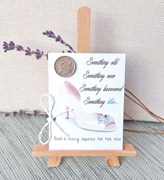 Lucky sixpence for the Bride kan worden gepersonaliseerd