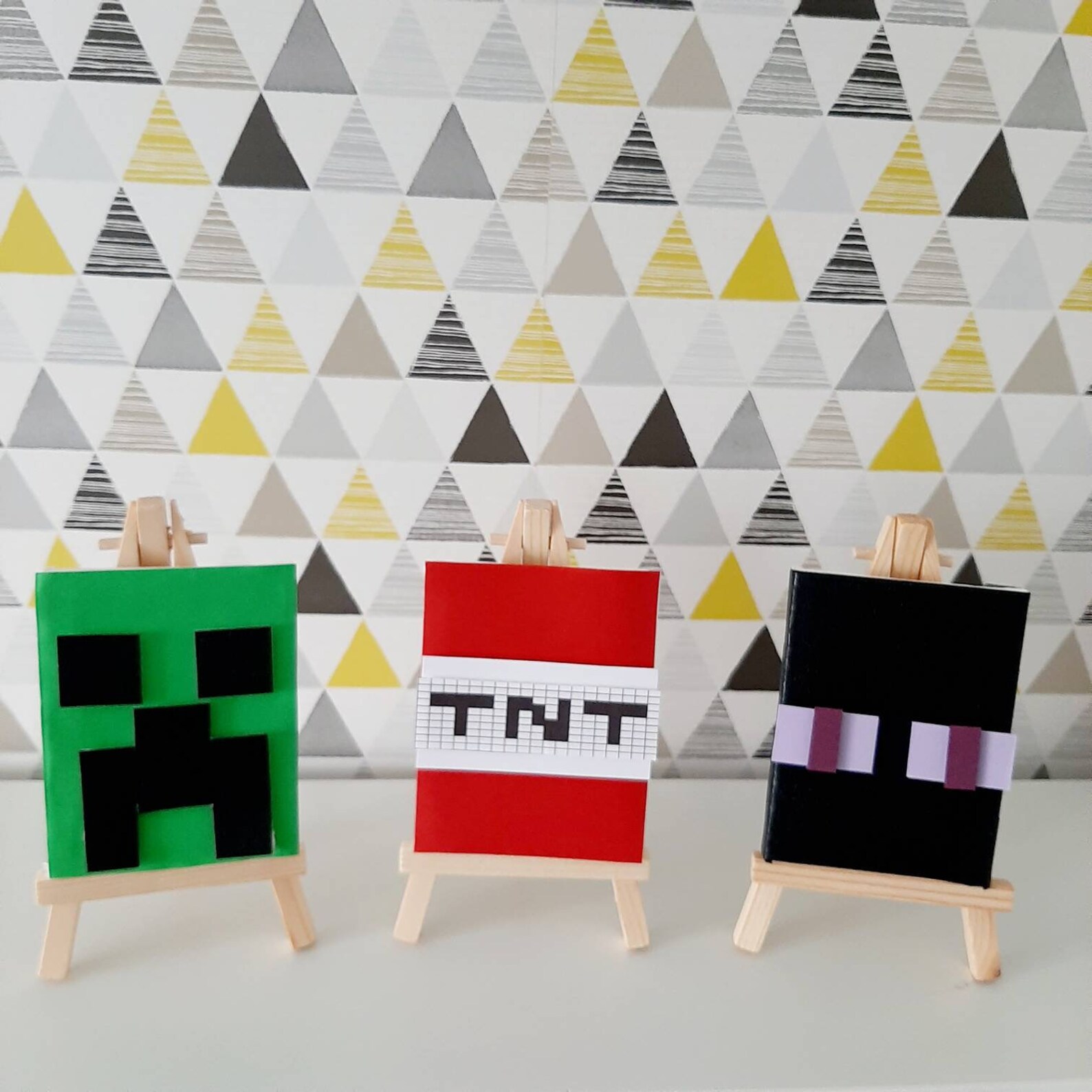 Minecraft Canvas Art and easel Accessoires de bureau de salle Etsy