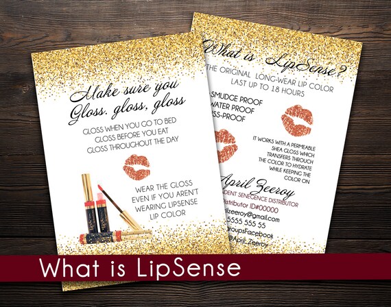what is lipsense lipsense flyer 4x6 personalized lipsense etsy