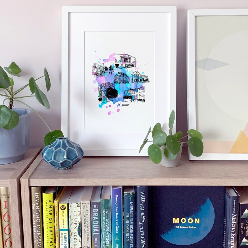 Balham Art Print London Print London Local Area Etsy