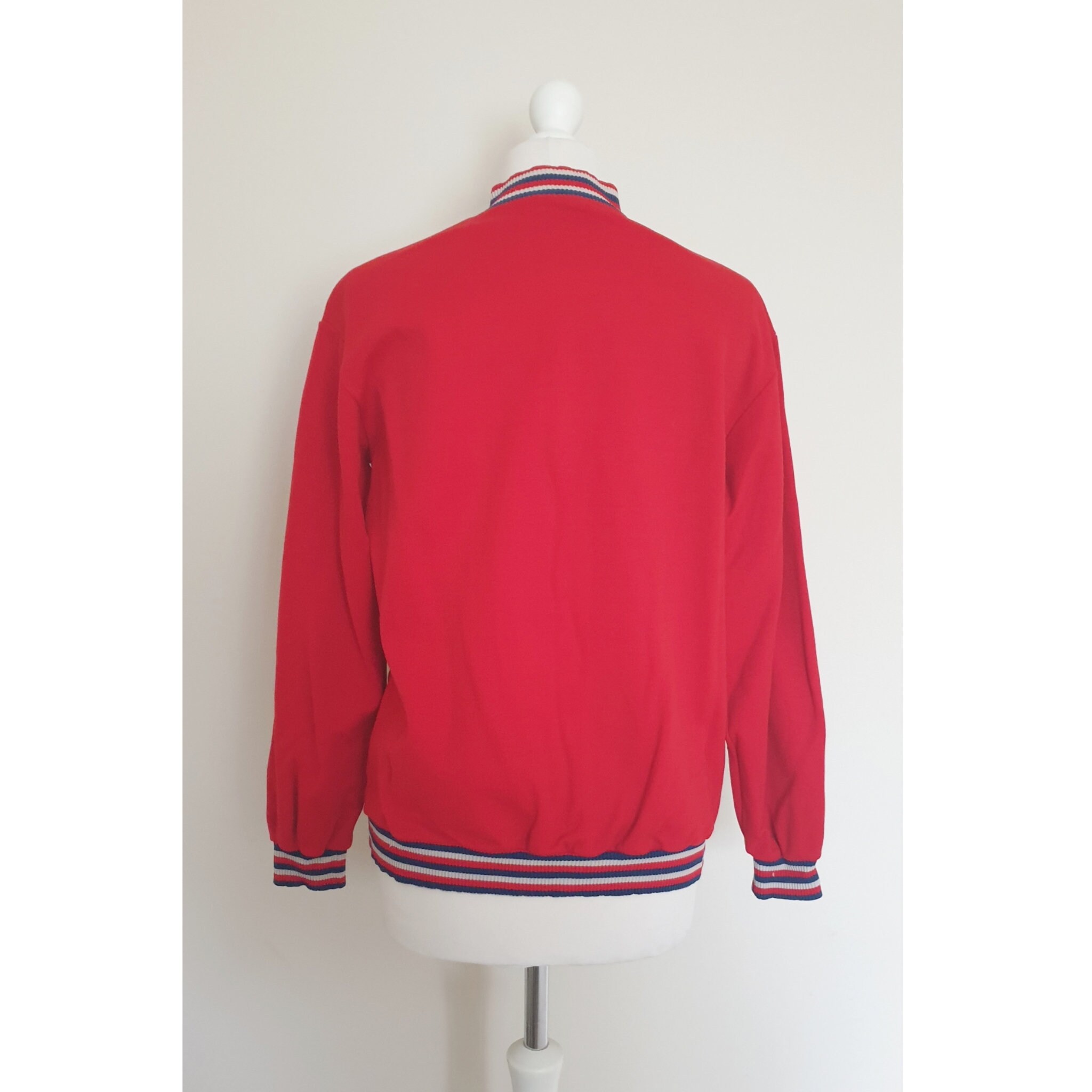 Vintage 70s Red Sports Jacket UK S vintage zip up 70s | Etsy