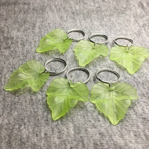 Leaf hair rings set Elf jewelry magic Leaves dread rings Summer jewelry Braid rings Dreadlock ring Elves jewelry