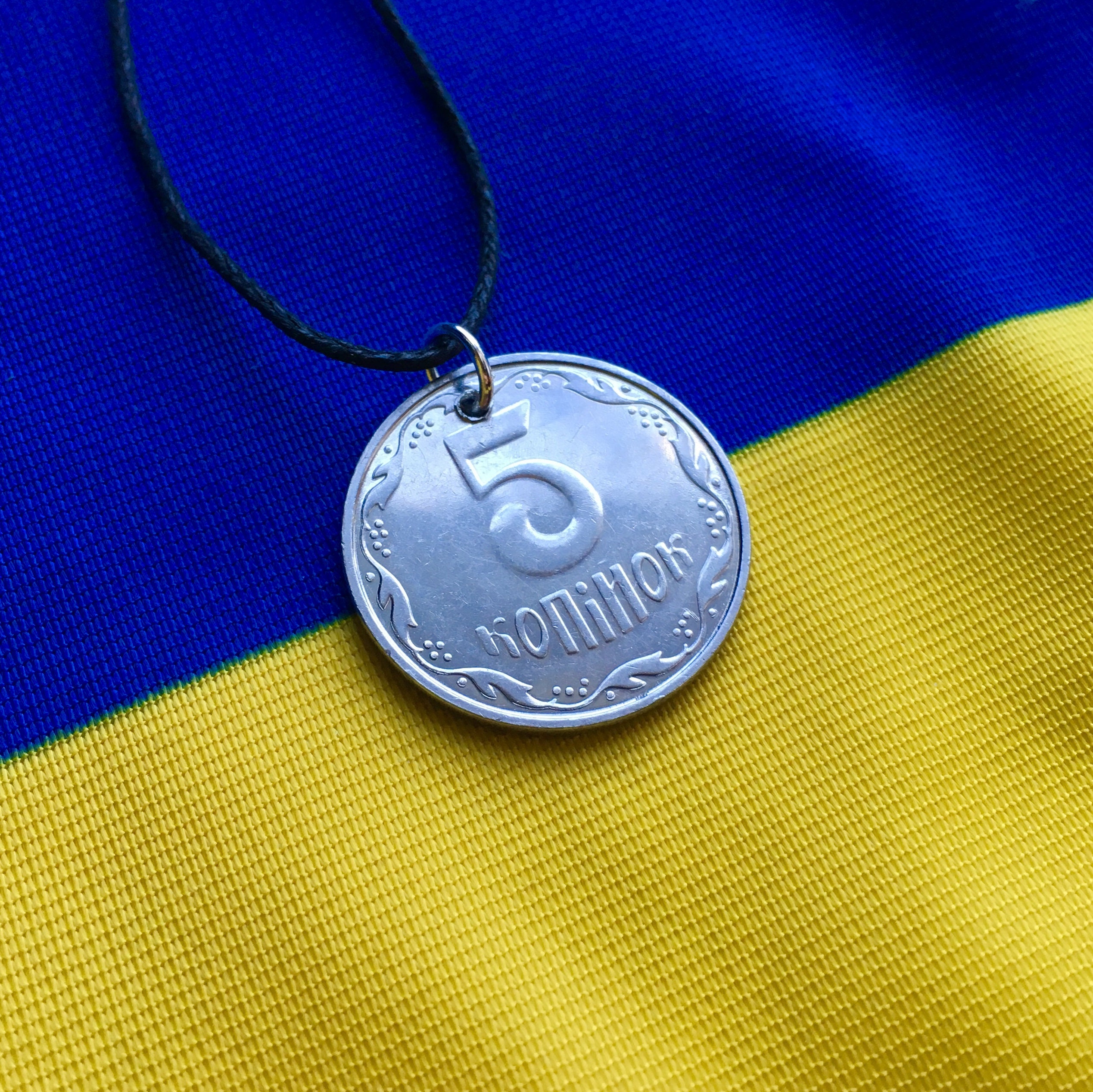 Ukrainian Necklace Ukraine Trident Pendant Ukrainian Tryzub Etsy