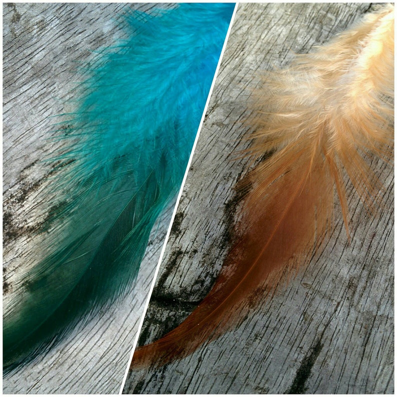 Feather loc jewelry feather for hair feather braid jewelry hair feathers dread bead copper boho dreadlock bead faux loc jewelry accessory image 4