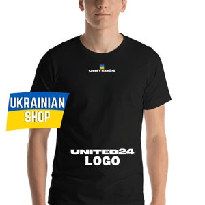 United24 Zelensky Shirt Unisex Mens Womens Ukraine Flag