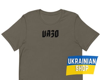 UA30 Zelensky Grün Hemd Ukrainischer Präsident Unisex Armee Militär Tee Herren UA 30