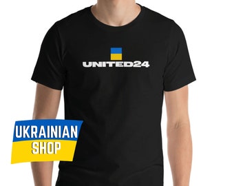 United24 Zelenskyy Shirt Unisex Ukraine Flag Tee
