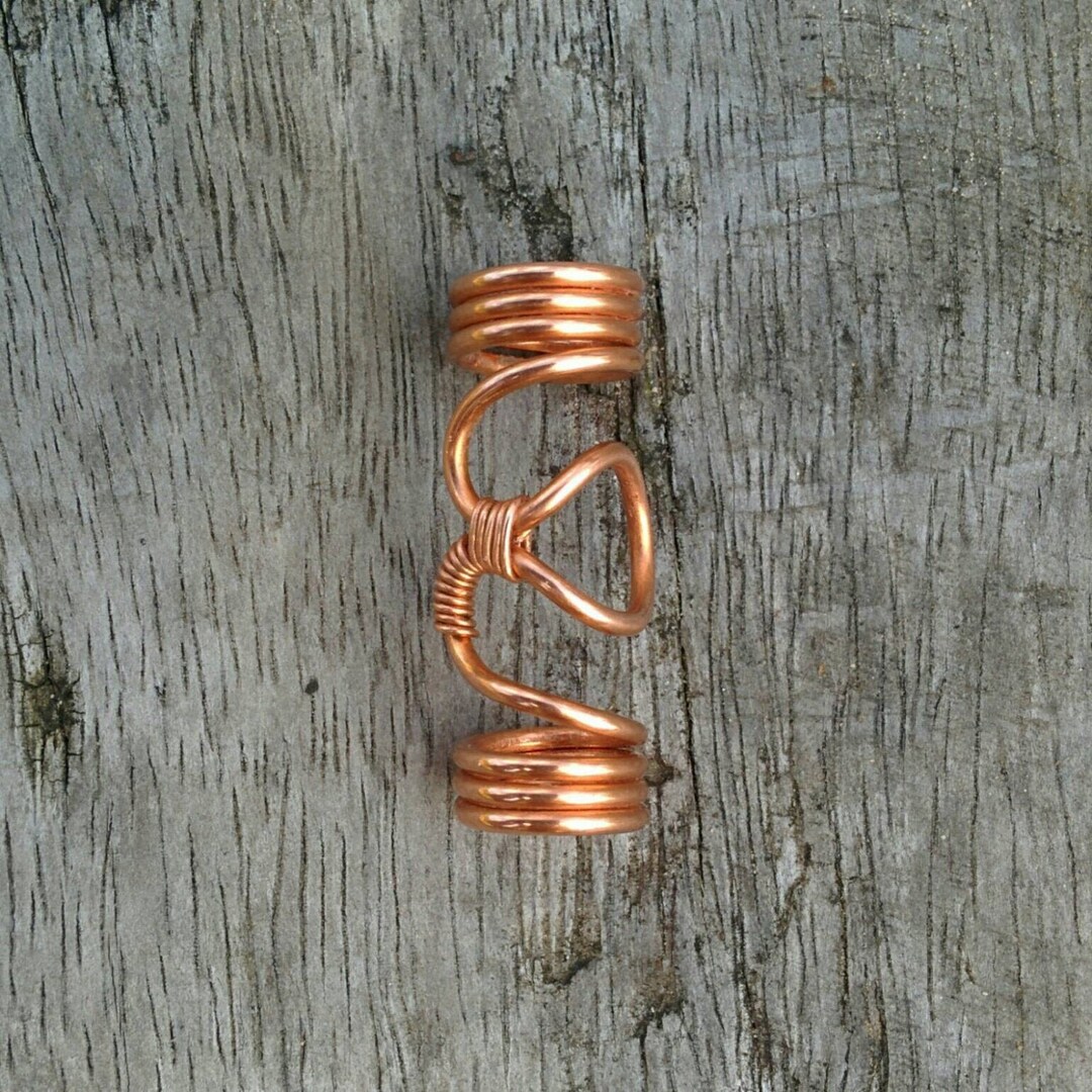 Hair Beads Loc Jewelry Copper 6/0 4mm Bohemian Adult Women Gift Amazon.com: Beaditwearitloveit Metal Loc sprinkle Hair Beads  main image 3