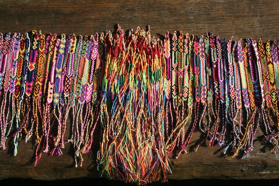 Buy Friendship Bracelets Crochet Boho Hippie Gypsy Birthday Party Favor  Retro Jewelry Hippie Costume Beach Surfer Girl Music Festival BFF Gift  Online in India - Etsy
