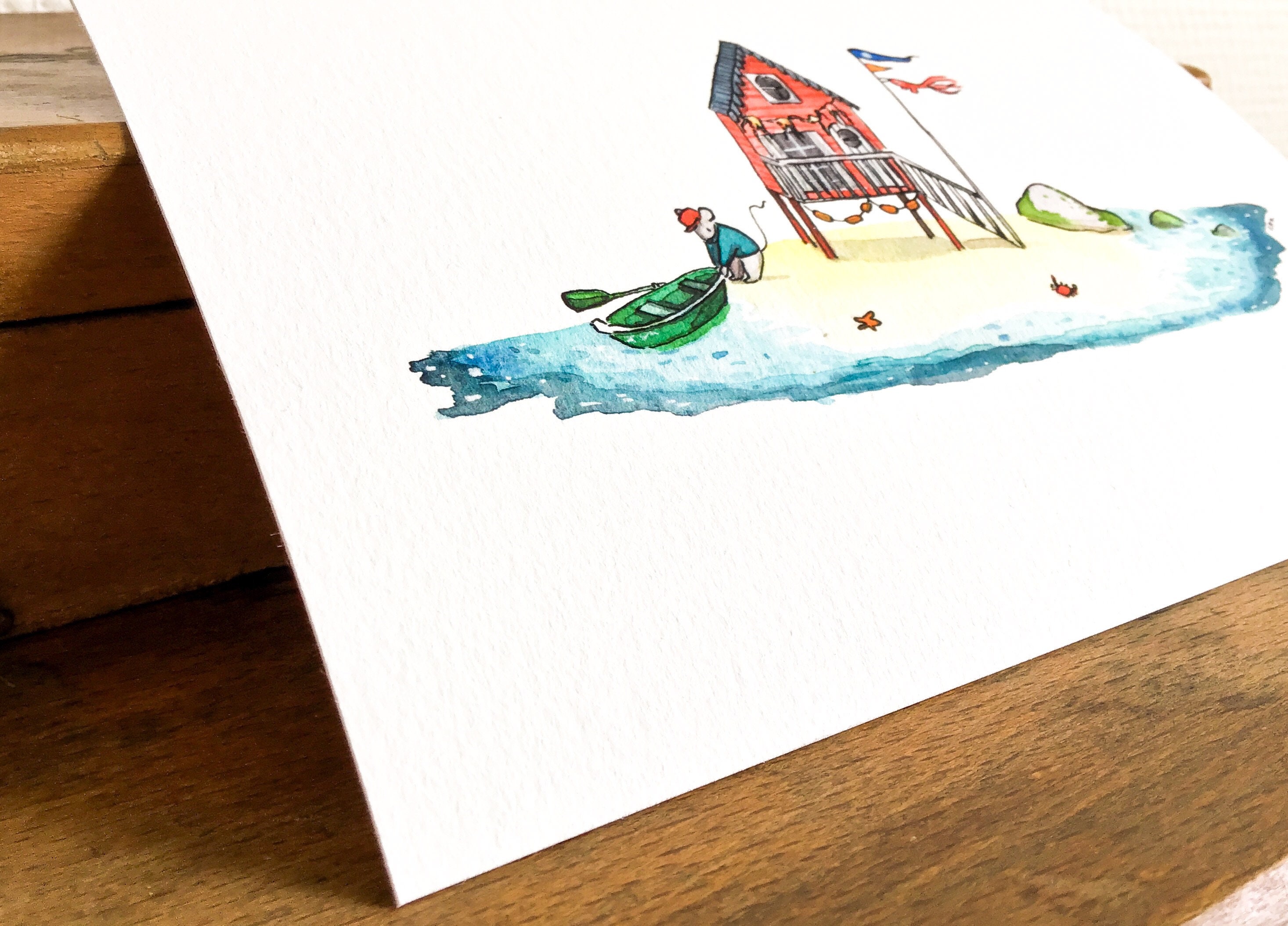 Illustration - Sous Le Vent Tirage d'art