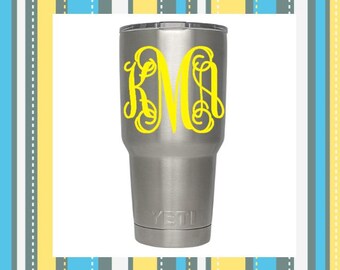 yeti tumbler decal etsy