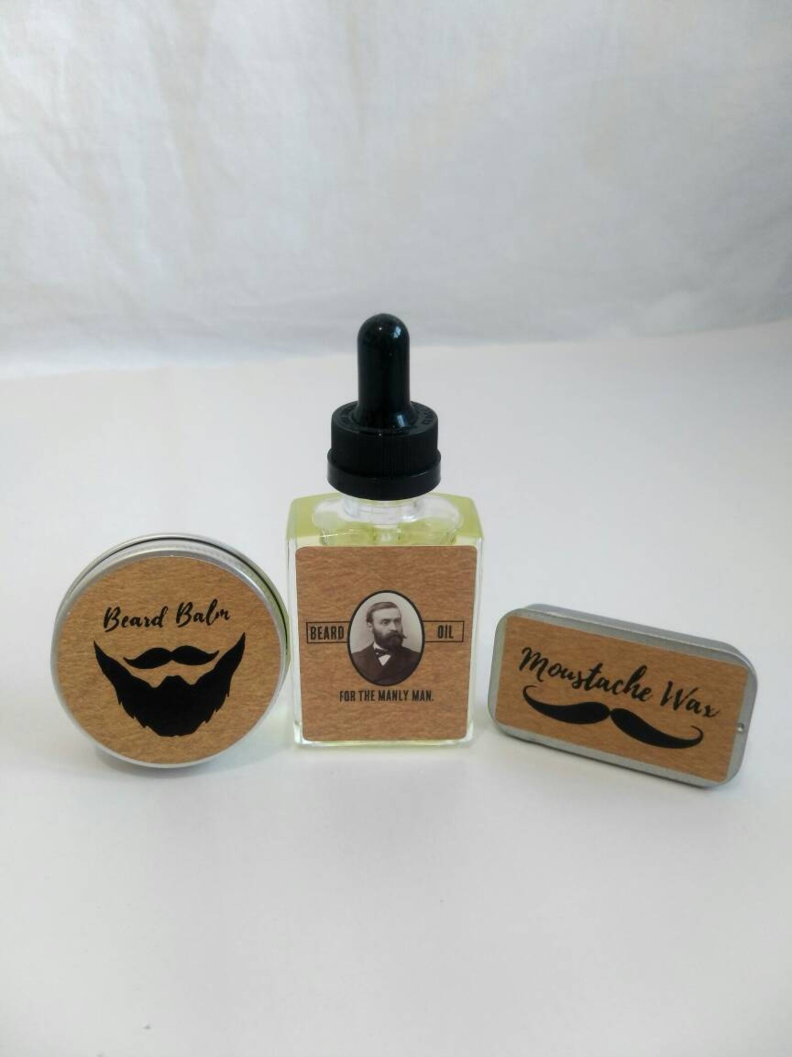 Beard and moustache care gift kit aka man box long lasting 7 Etsy