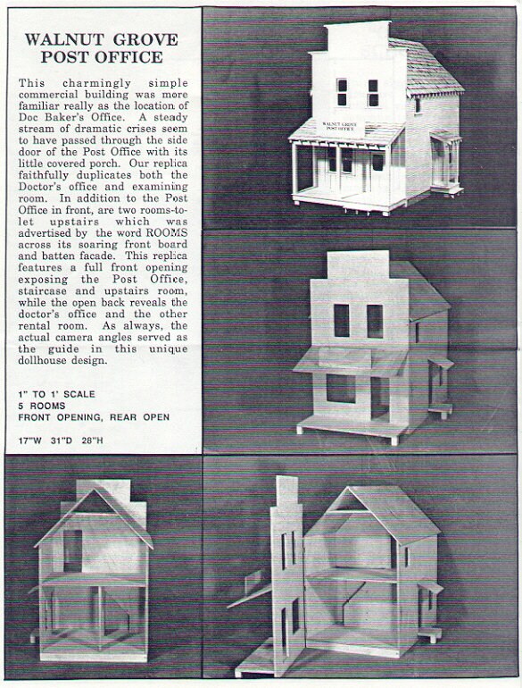 Opening Scene Replica's Walnut Grove Post Office Little House on