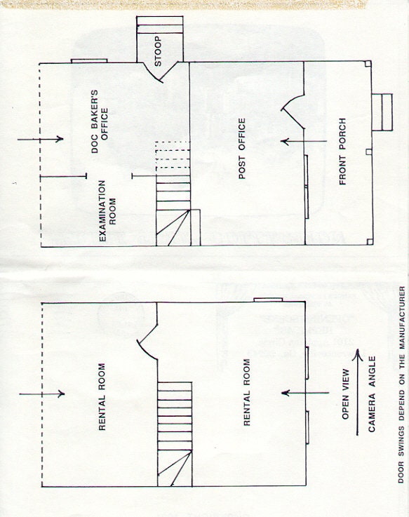 Opening Scene Replica's Walnut Grove Post Office Little House on
