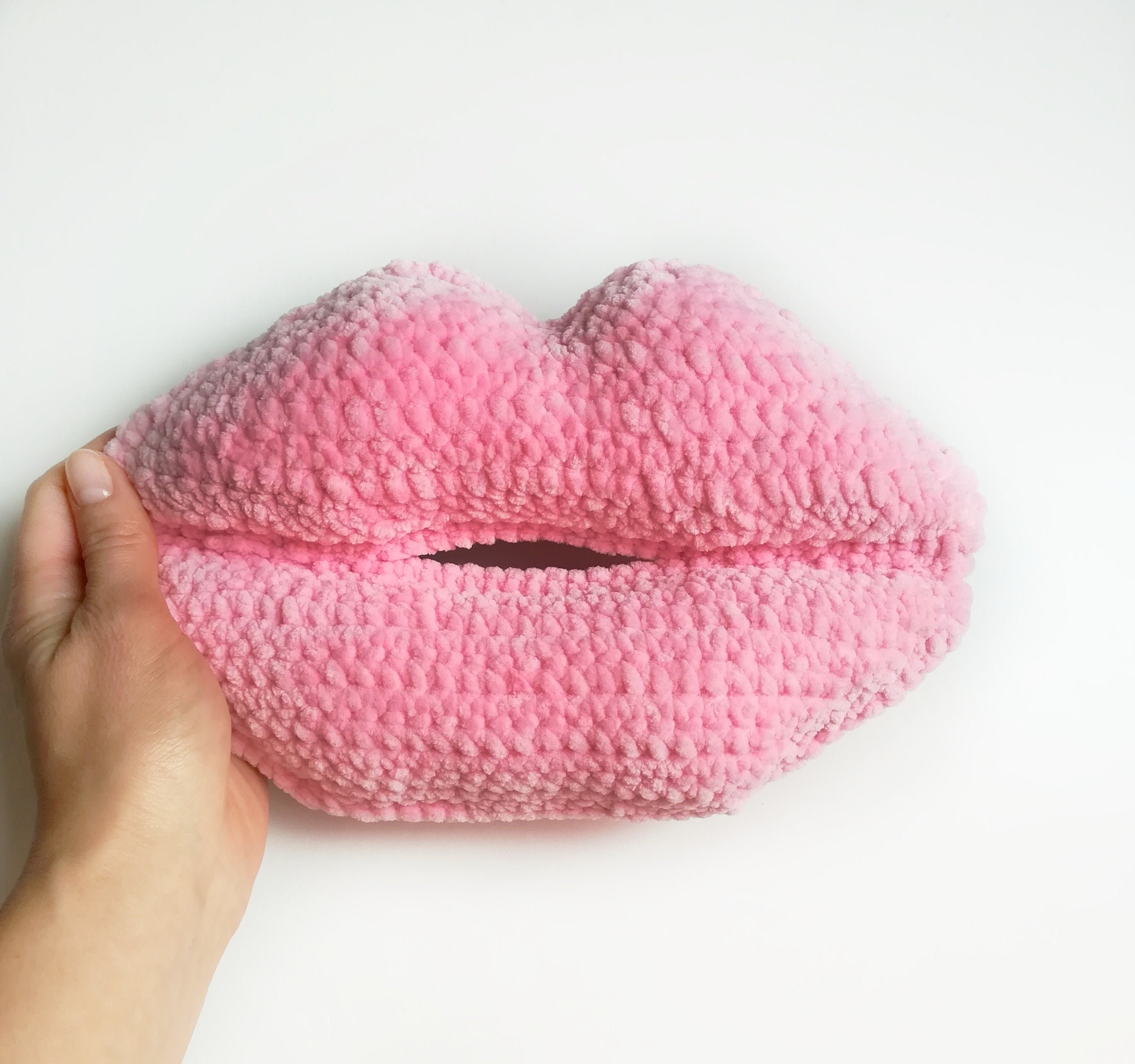 Valentines crochet pattern Amigurumi pattern lips Crochet Etsy
