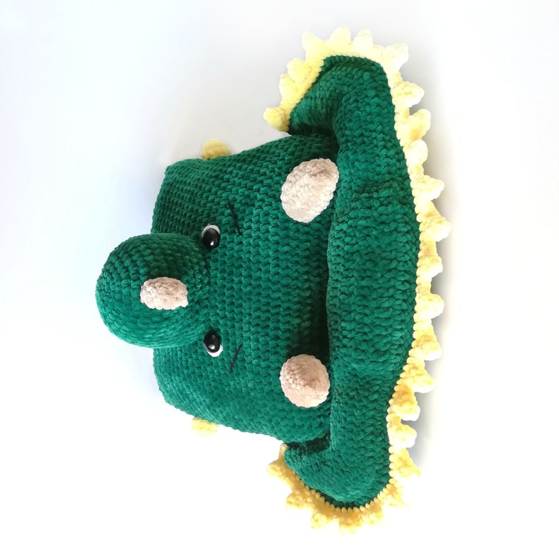 Crochet pattern dinosaur amigurumi dinosaur crochet pillow Etsy