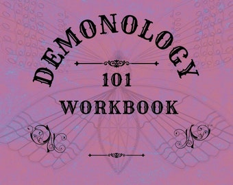 Demonology 101 Workbook Digital Download