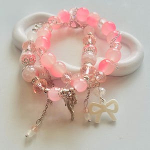 Beaded bracelets, Kawaii bracelets, bracelet set,cute bracelets, summer bracelets, trendy jewelry, trendy bracelets, y2k jewelry