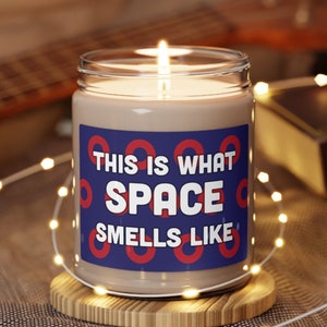 Phish Candle, Phish Gift, Scented Soy Candle, 9oz - Phish Home goods - Phish Gift - Phish Home Decor - YEM - Smells Like Space