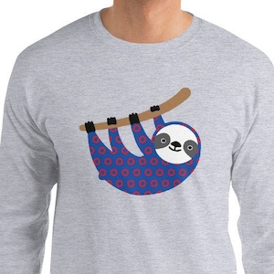 SLOTH Henrietta Red Circle Donut Ultra Cotton Long Sleeve Tee-Phish-Phish Sticker-Phish Shirt-PH