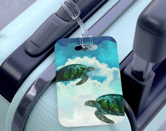 Turtles in The Clouds Luggage Tag, Red Circle Donut Luggage Tag,Phish,Phish Luggage Tag,Phish Suit Case Label, Phish Bag Tag, Phish Tag-HLDY