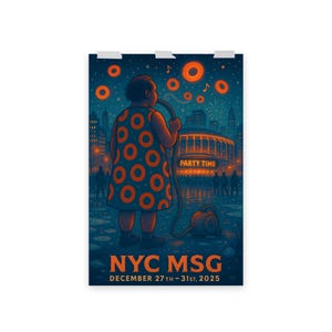 Phish Poster NYE MSG 2025 New Years Eve Lot Poster Phish Print