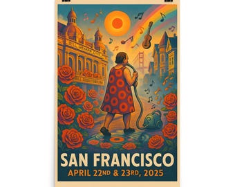 PHan Poster Spring Tour 2025 San Francisco Lot Poster PHan Print