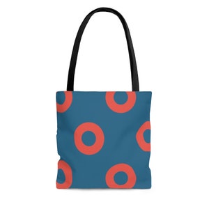 Sac fourre-tout en forme de donut homme-poisson Phish, motif Donut homme-poisson Phish, sac en forme de beignet, sac en forme de donut homme-poisson Phish, cadeau donut homme-poisson phish, donut phish donut
