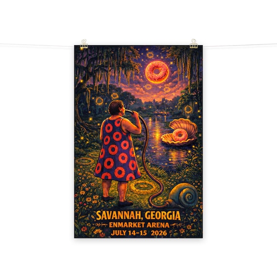 Phan Poster Savannah Georgia Enmarket Arena 2026 Lot Poster