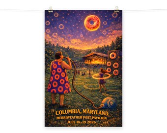 Phan Poster Columbia Maryland Merriweather Post Pavilion 2026 Lot