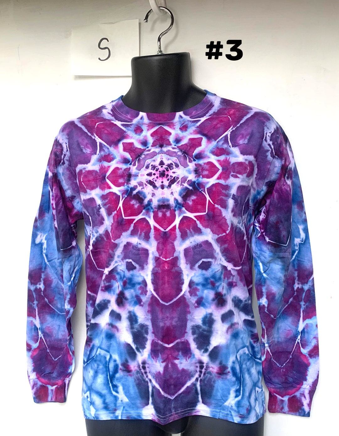 Tie Dye T Shirt With Short Sleeves