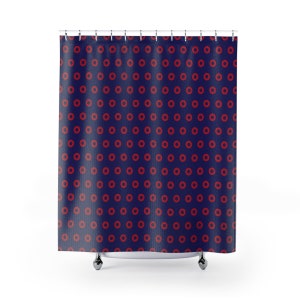 Phish Red Circle Donut Shower Curtain - Donut Sticker - Fishman Donut Sticker - Phan Sticker - Decal - Phan Vinyl - Sticker - Phish Inspired