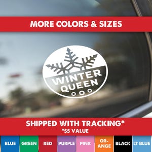 Winter Queen  Vinyl Sticker,Phish Sticker,Phish Decal,Phish Vinyl Decal,Phish Vinyl Sticker,Phish Inspired