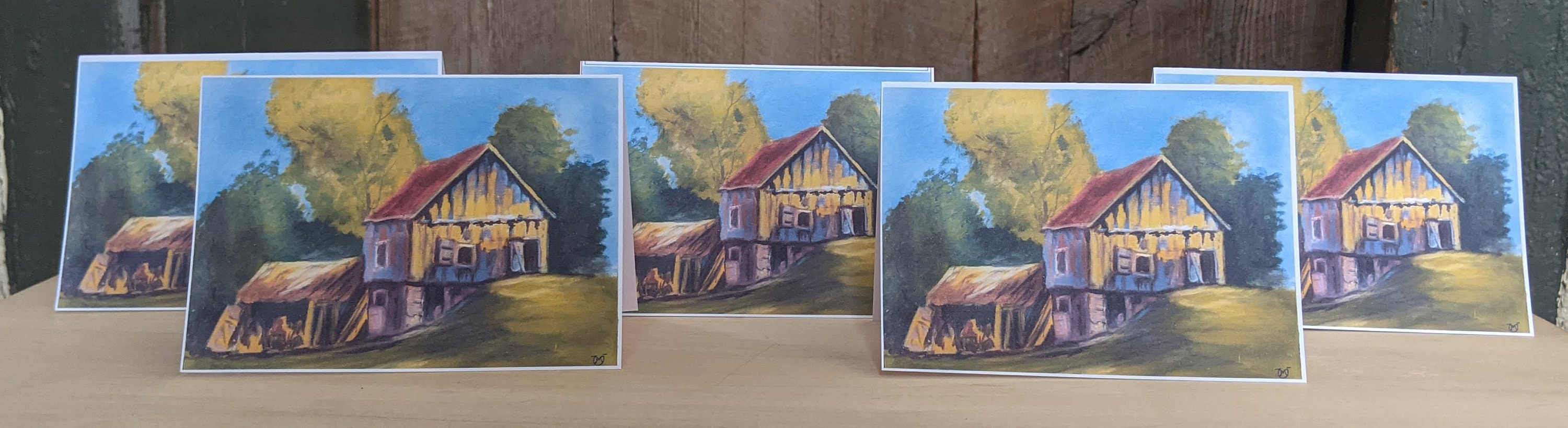 4x5.5 Barn Note Cards. Prints From My Original Artwork Set of 10 - Etsy