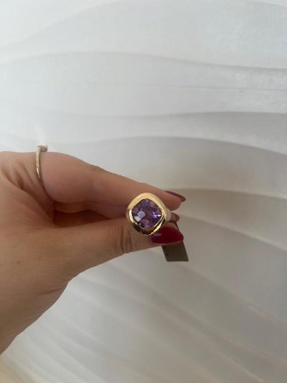 Amethyst Vintage Statement Ring - image 6